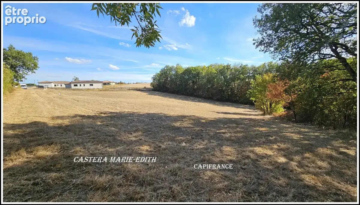 Exclusivité – terrain avec bois de 5076 m²- viabilisé - à biran – belle exposition sud - photo 14