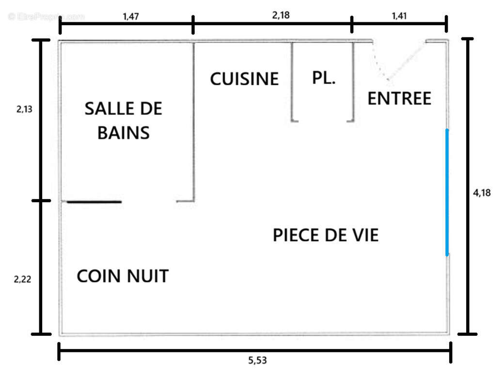 Appartement à PARIS-2E