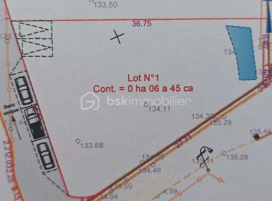 *** à vendre terrain constructible viabilise 645 m² - lezan  *** - photo 4