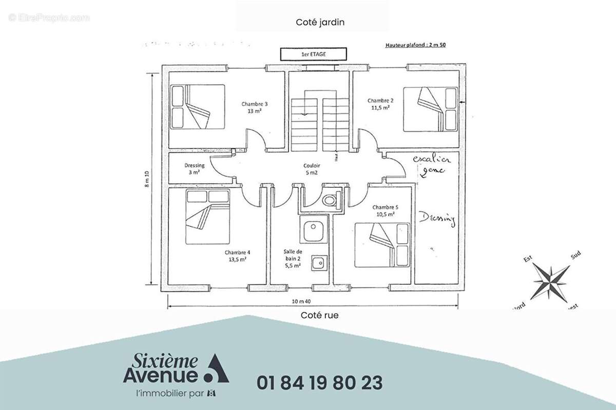 CHAVILLE - MAISON de 7 pièces 294 m2 au sol avec JARDIN - photo 10