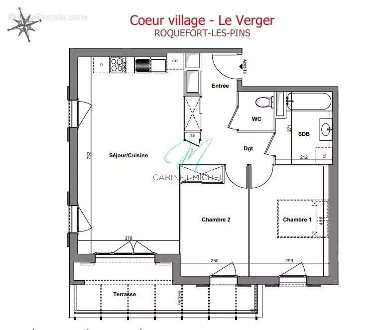 Appartement à ROQUEFORT-LES-PINS