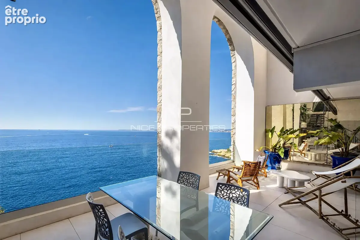Nice – Cap de Nice – Palais Maeterlinck – duplex – vue mer – vue panoramique – terrasse – jardin privatif – accès mer – résidenc - photo 2