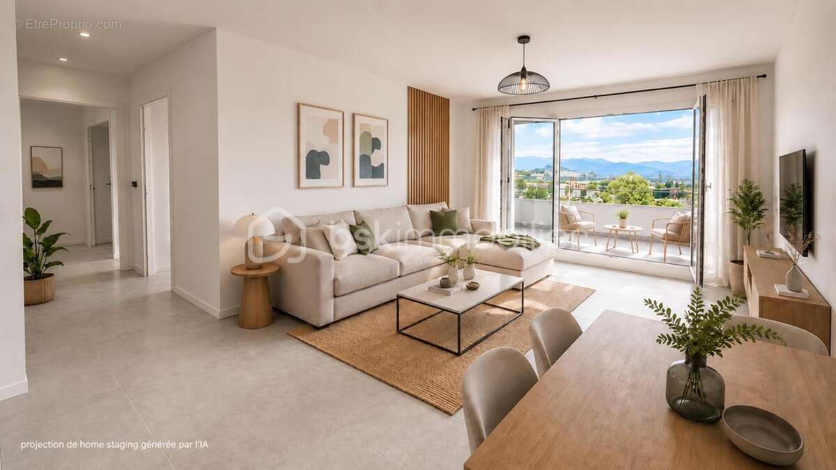 Antibes – 3p avec vue mer et collines, terrasse et piscine rooftop - photo 2