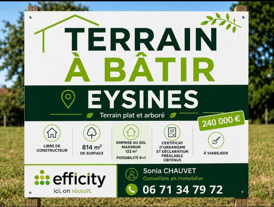 Terrain à EYSINES