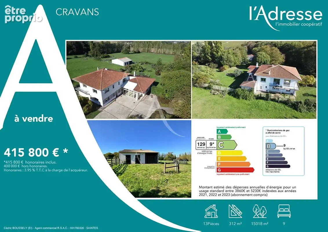 Maison  d'architecte Cravans 17260 - photo 5