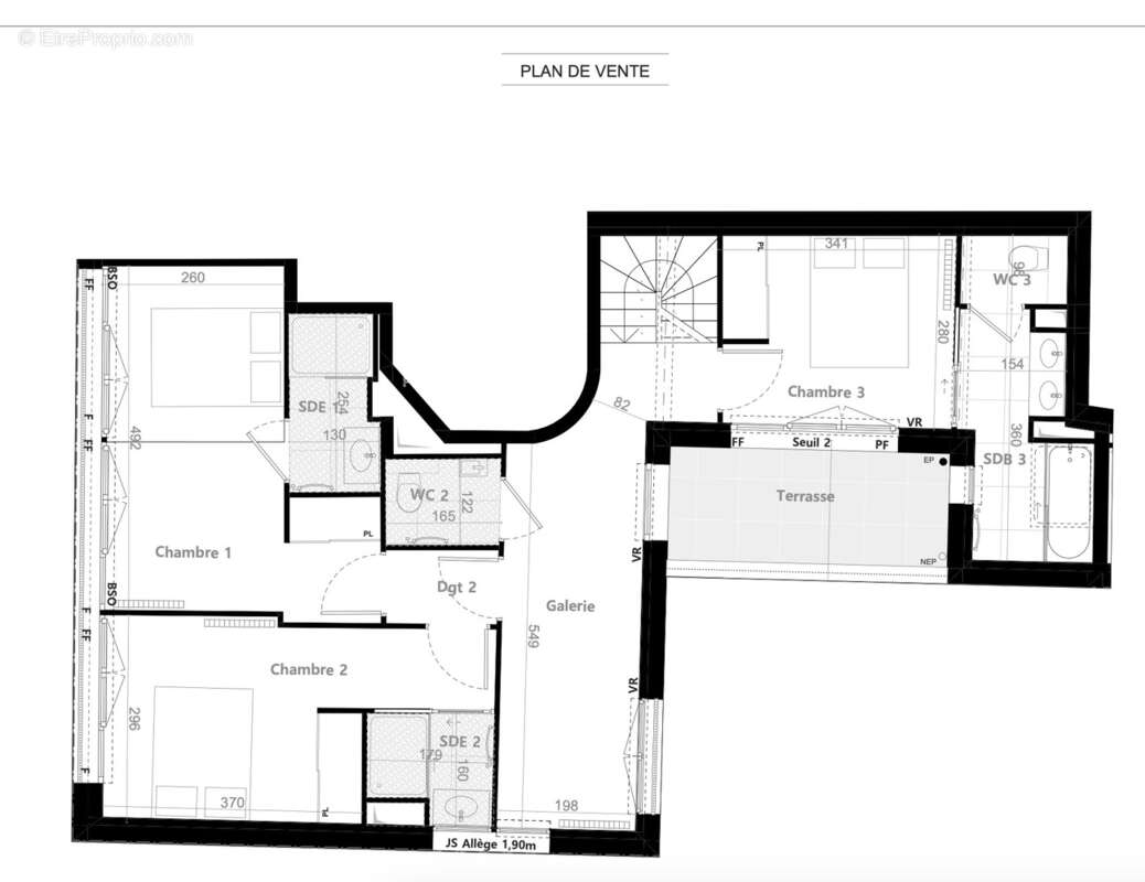 Appartement à PARIS-14E