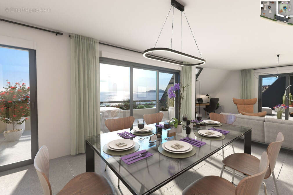 Luxueux t2 - vue mer - 47m2 - terrasse 13m2 - 520 856€ - photo 6