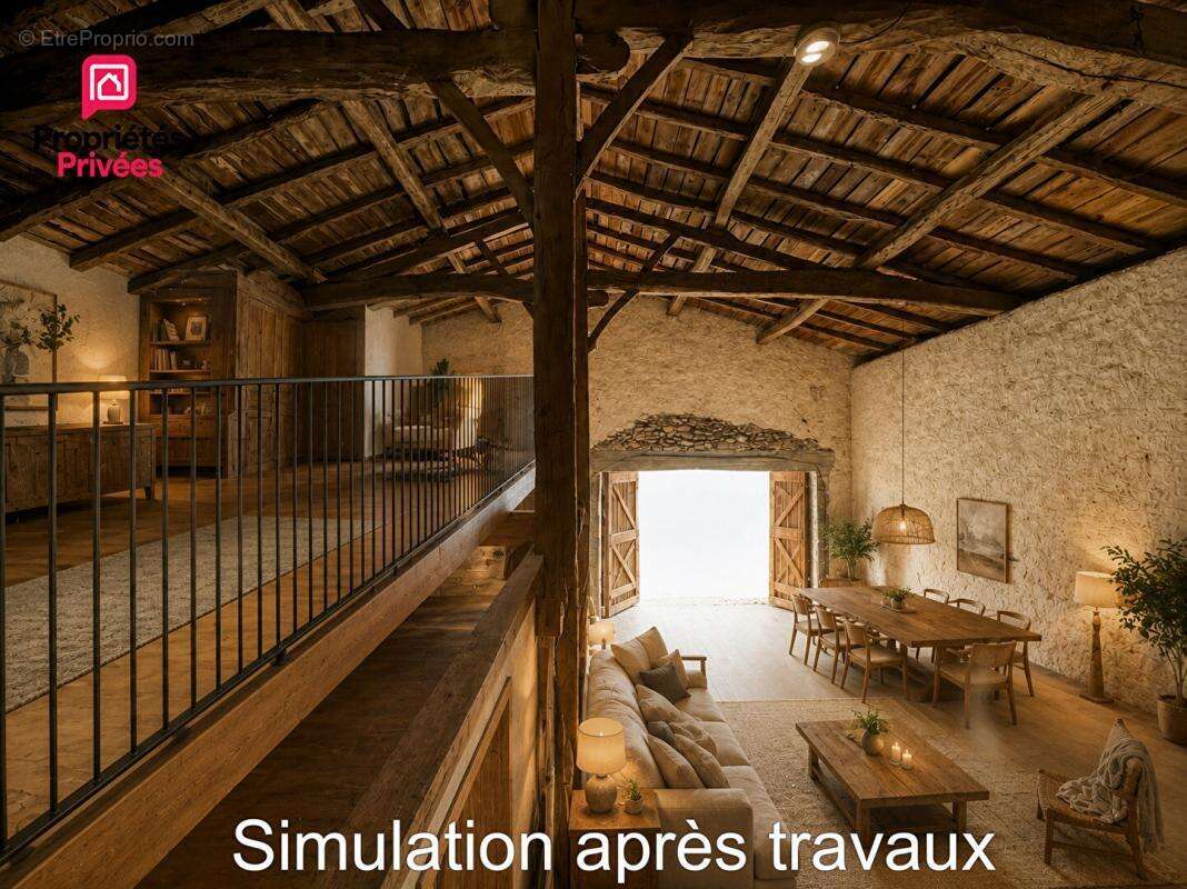 Grange en pierre à réhabiliter 240 m² au sol avec CU opérationnel - photo 4