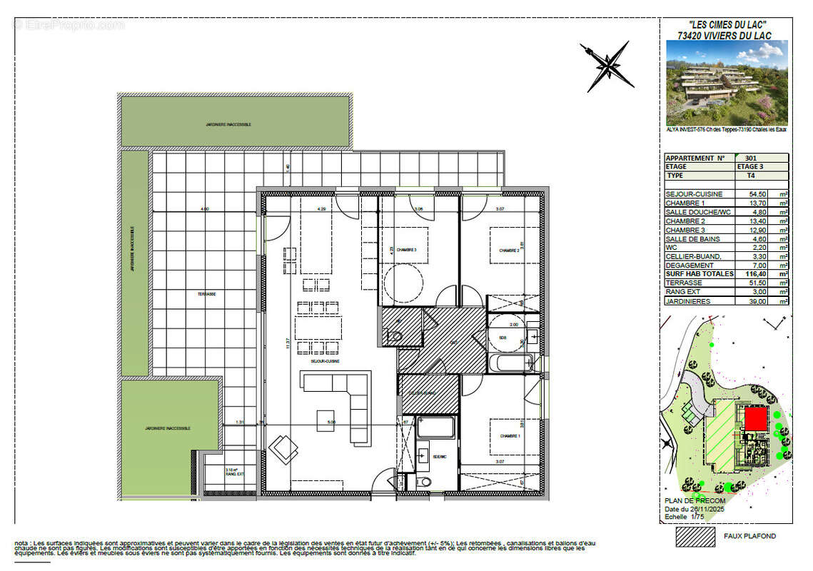 Appartement à VIVIERS-DU-LAC