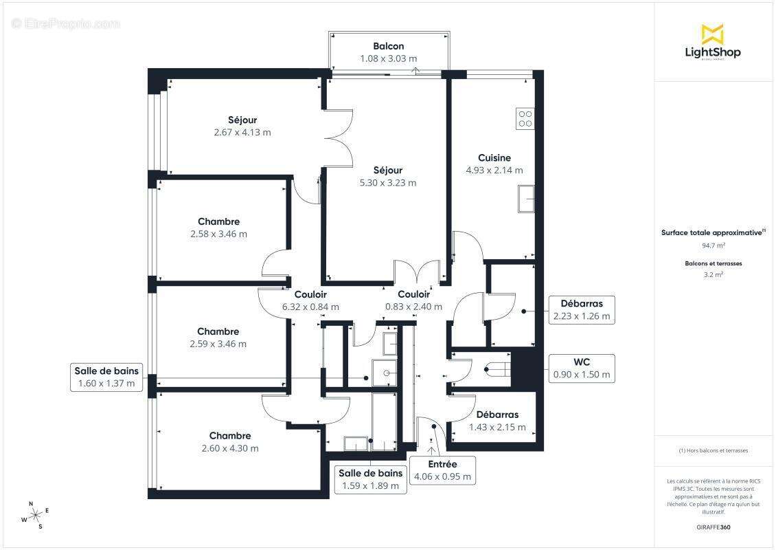 Appartement à COLOMBES