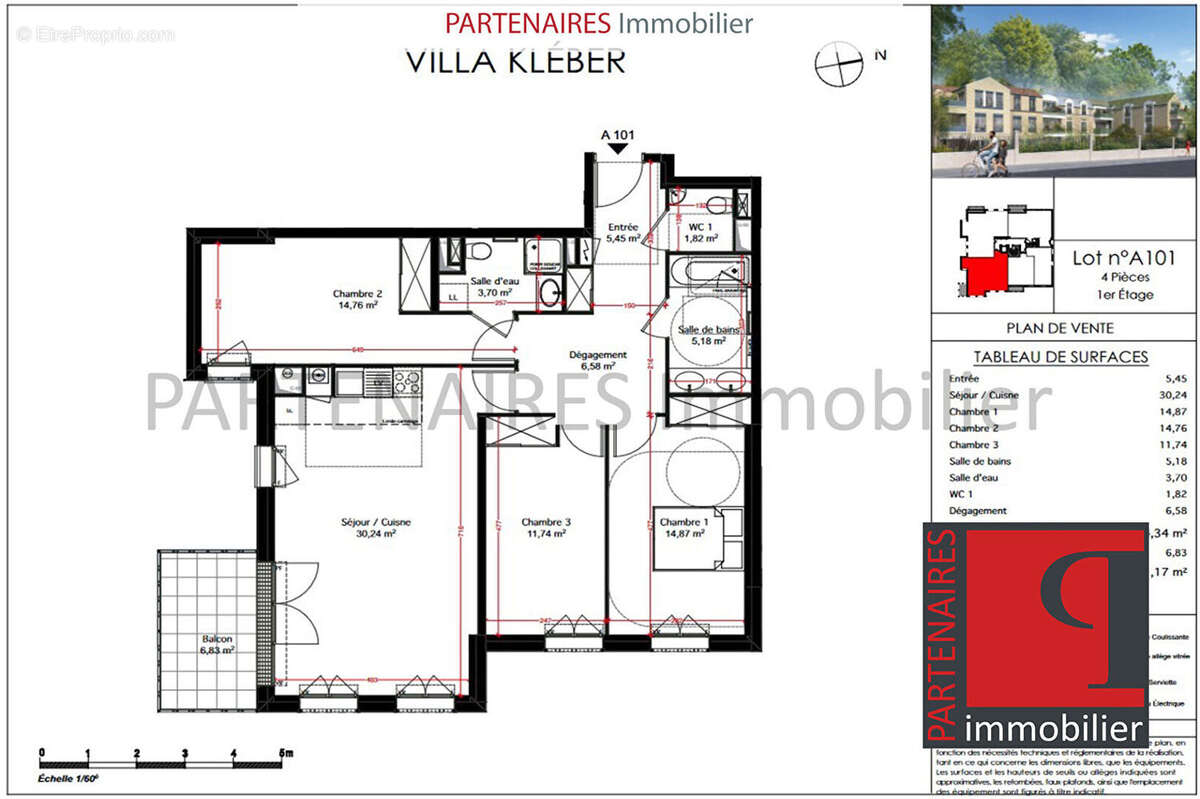 Appartement à LE CHESNAY