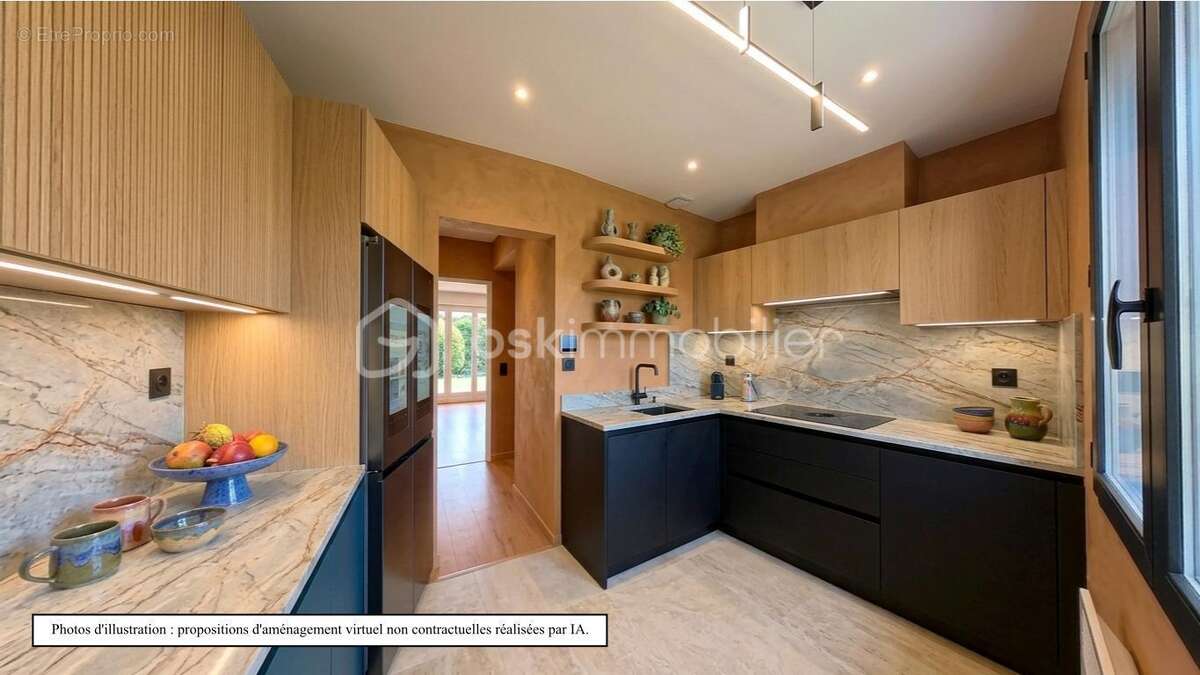 Maison 84 m2. Plain-pied de charme avec Jardin Arboré & Double Garage - photo 7