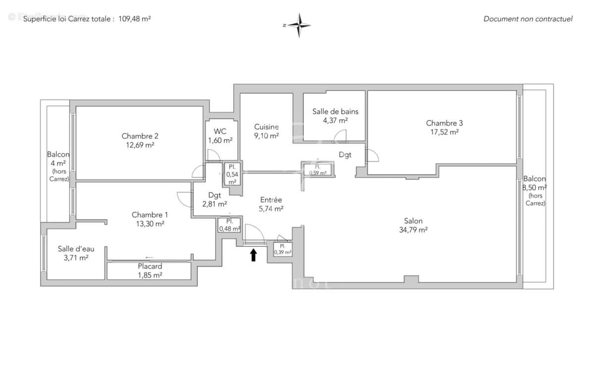 Appartement à PARIS-16E