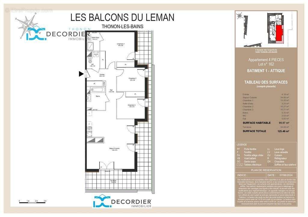 T4 rdj à vendre - thonon-les-bains (74200) - photo 2