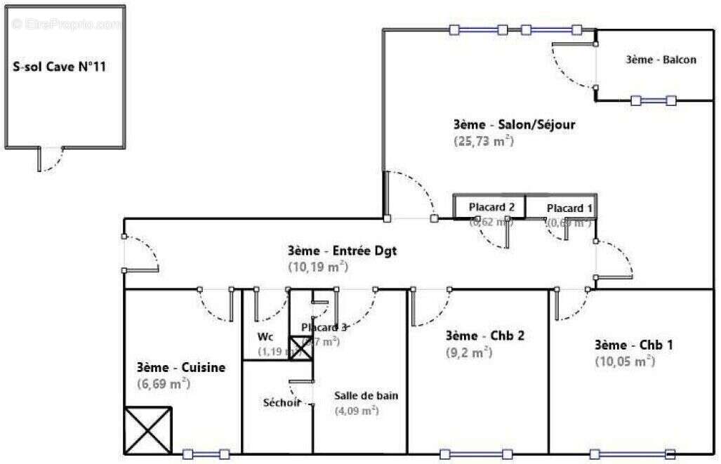 Appartement à SAINT-BRIEUC