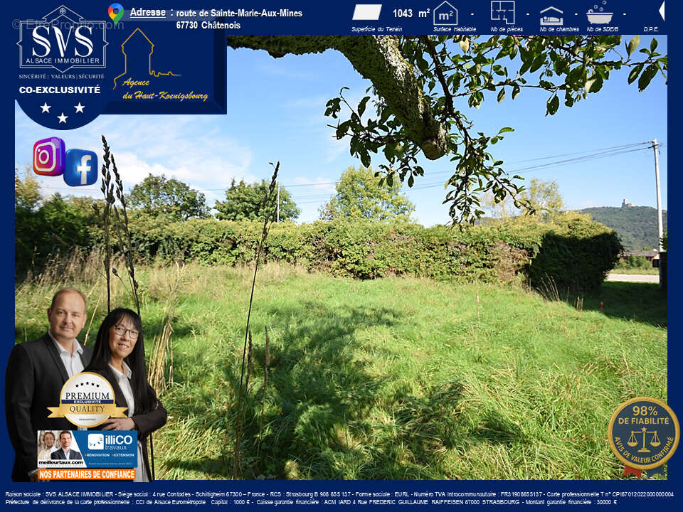 Terrain à CHATENOIS