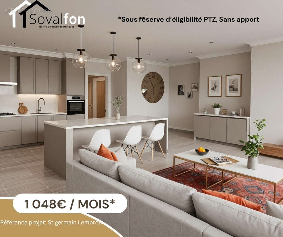 Maison à SAINT-GERMAIN-LEMBRON