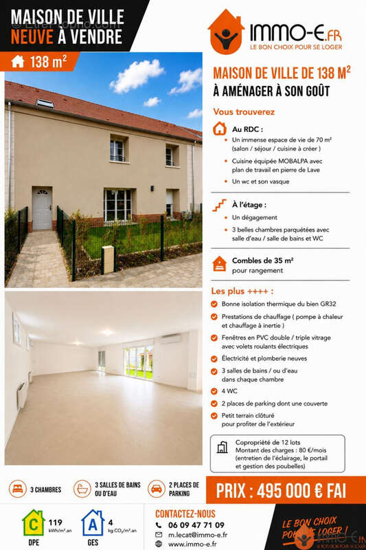 Maison à BUSSY-SAINT-GEORGES