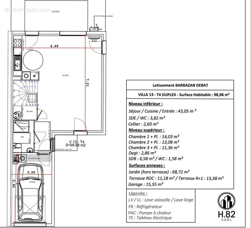 Maison à BARBAZAN-DEBAT