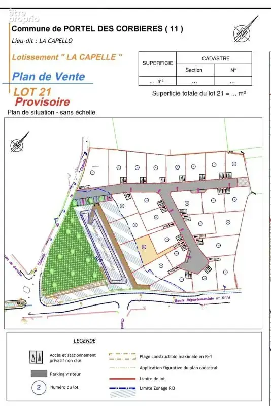 Terrain à bâtir de 382 m² viabilisé dans le lotissement la capelle à portel-des-corbières - photo 4
