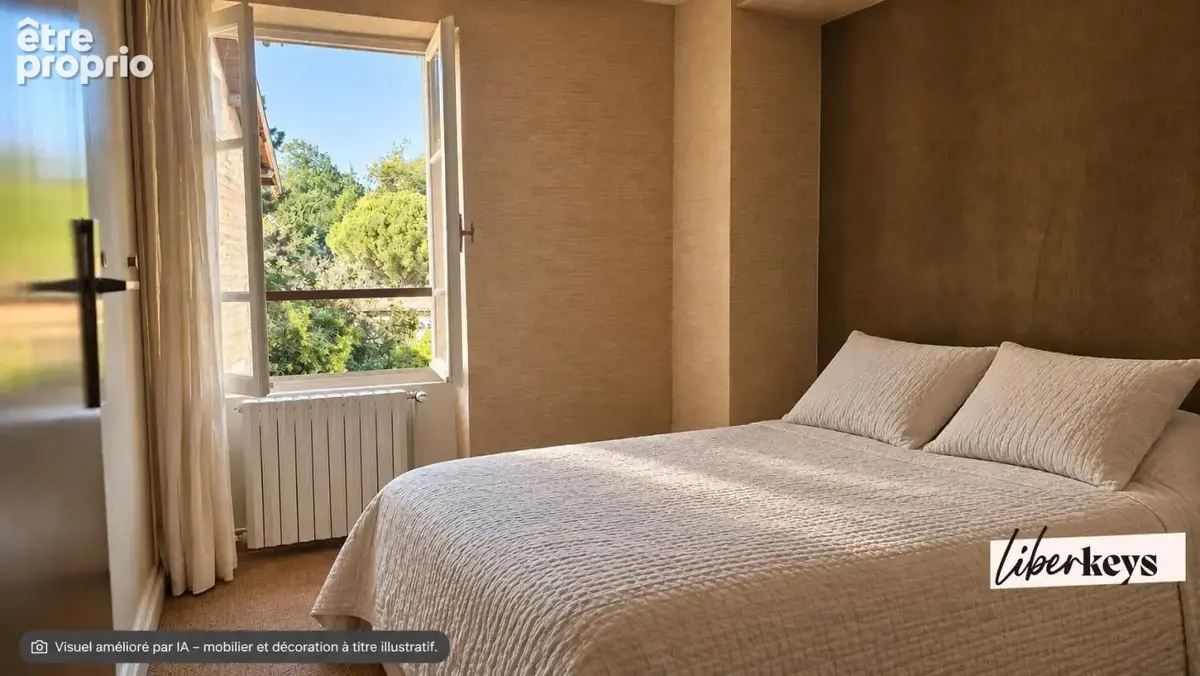 Saint-cyr-au-mont-d'or-maison d'architecte en pierre doree-230 m²-espace professionnel independant-jardin - photo 8