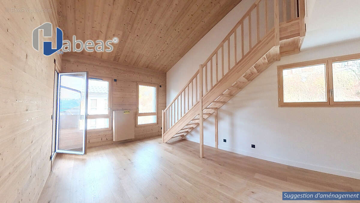 T3 Duplex, 2 chambres, 67,01m², Balcon 6m², Casier à Ski, cellier - photo 3