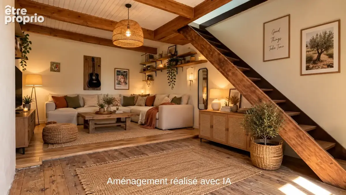À 10 min d’Uzès, maison de village à réinventer avec terrasse panoramique - photo 5