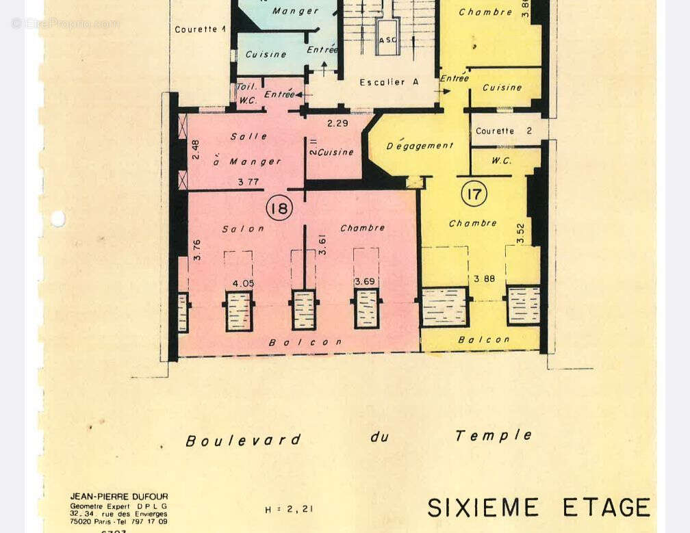 Appartement à PARIS-11E