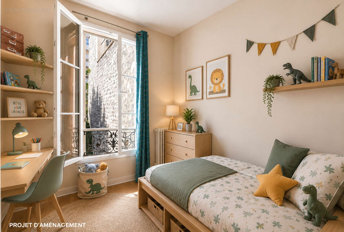 Appartement Paris 3 pièces 45.5 m2 - photo 5