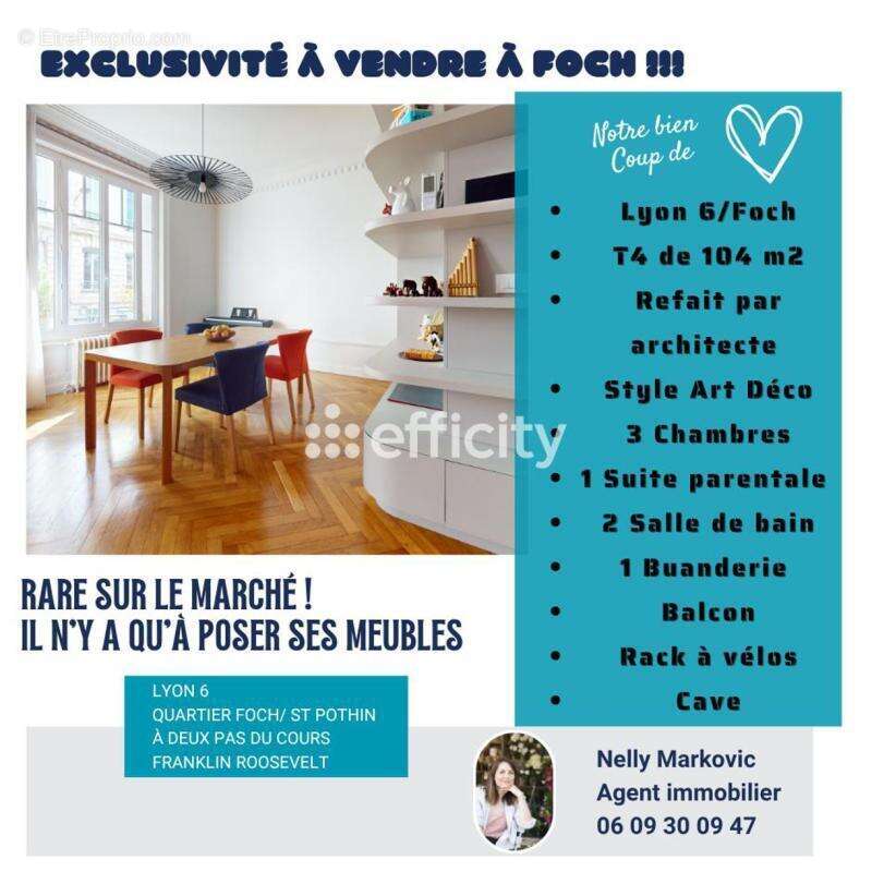 Appartement à LYON-6E