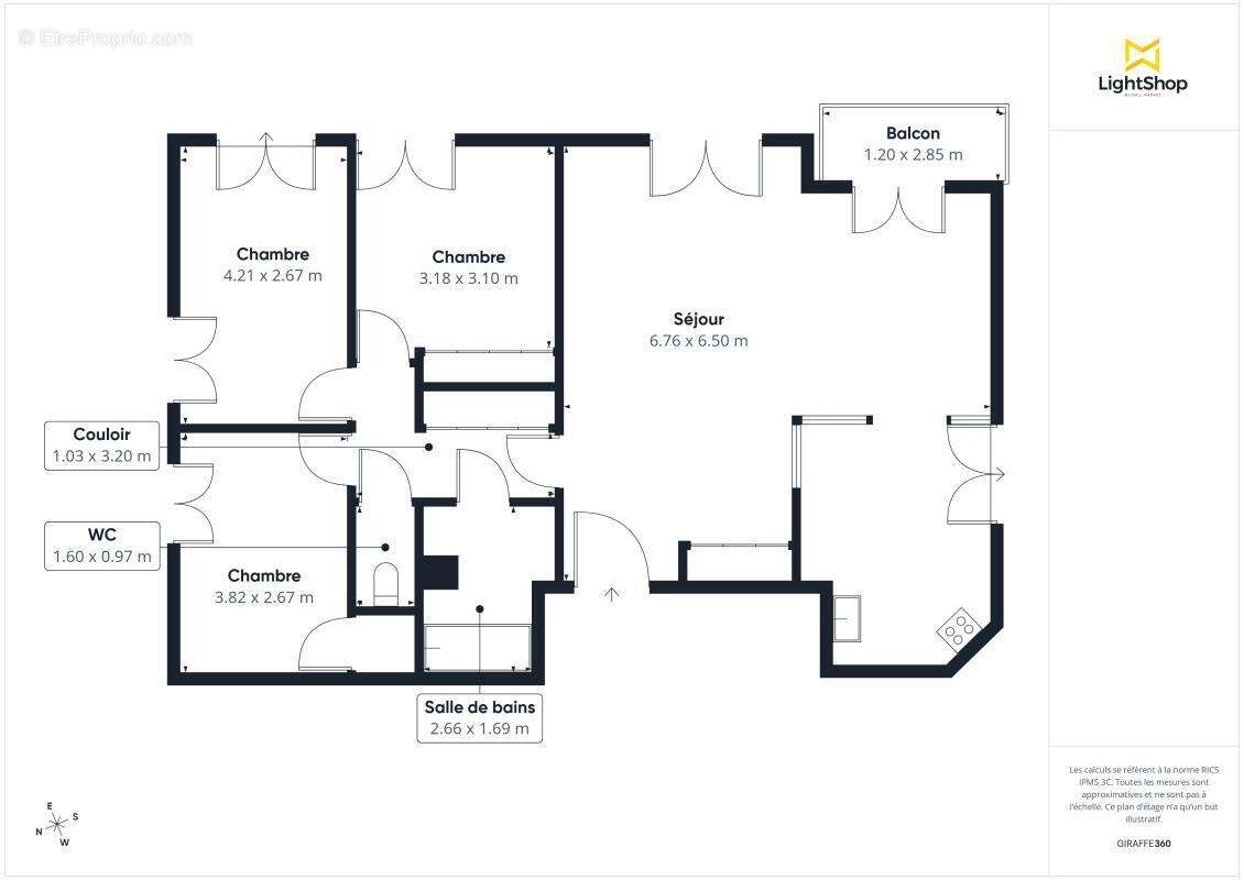 Appartement à LYON-3E