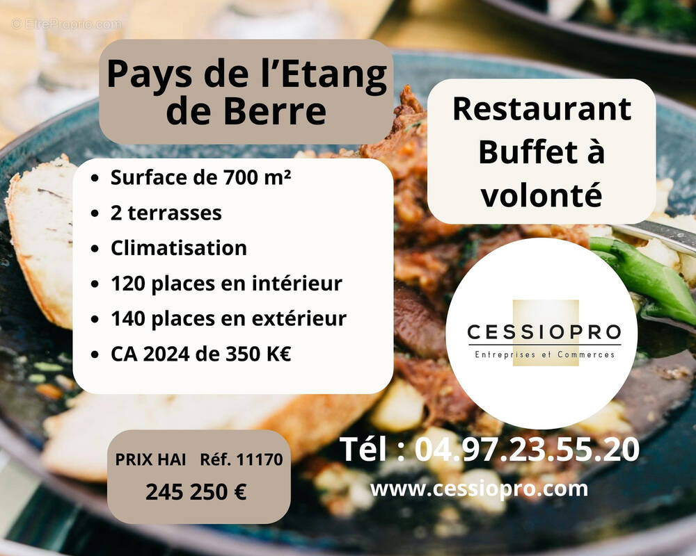 Commerce à CHATEAUNEUF-LES-MARTIGUES