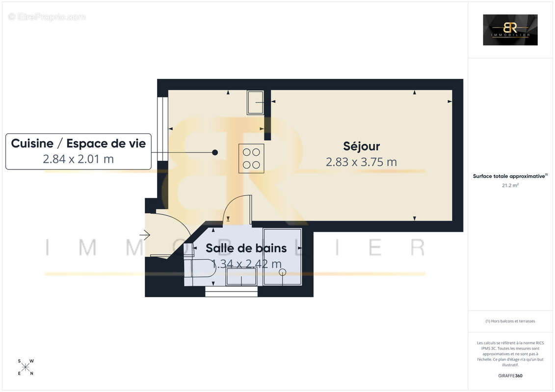 Appartement à PARIS-3E