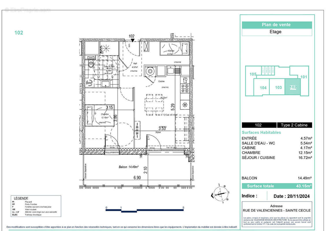Appartement à CAMIERS