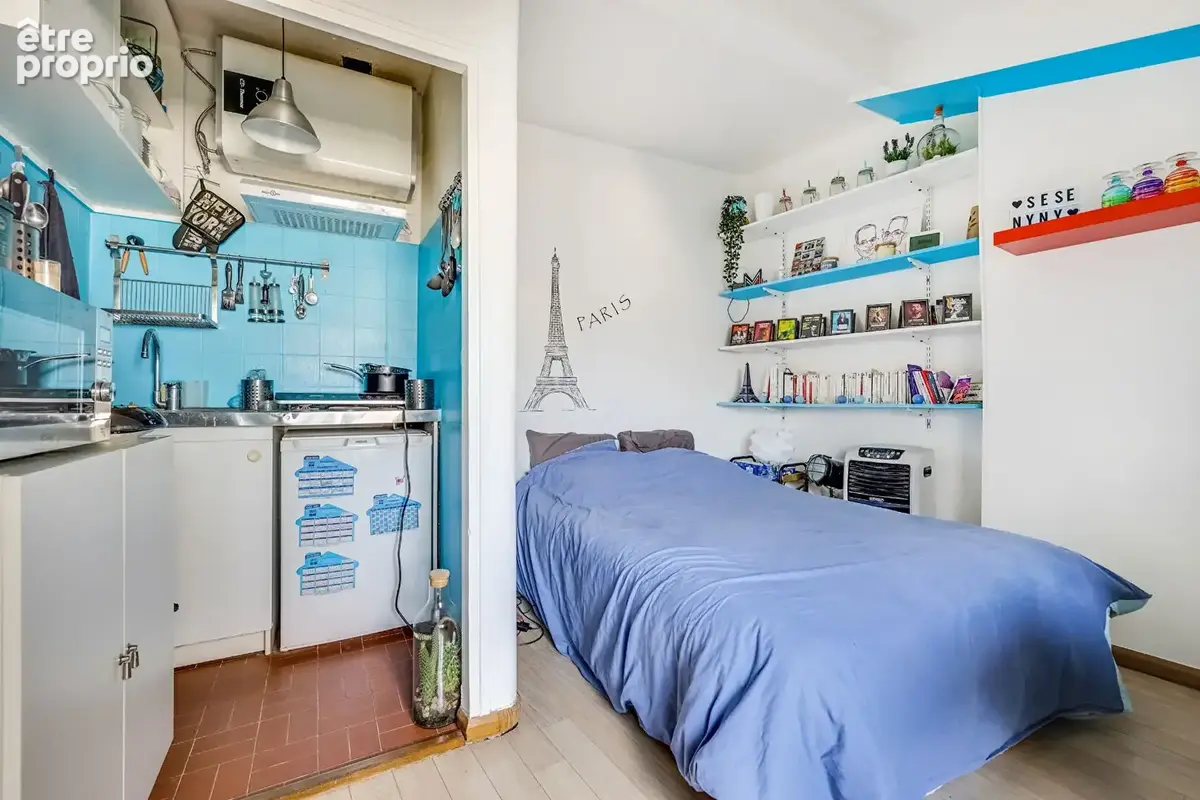 Appartement Paris 1 pièce(s) 16 m2 - photo 7
