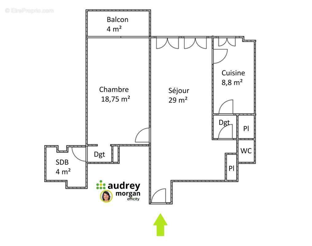 Appartement à PARIS-8E