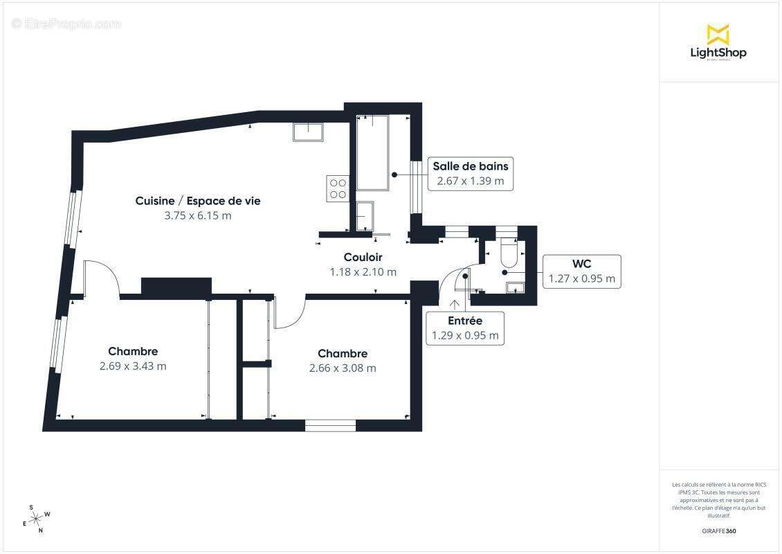 Appartement à VERSAILLES