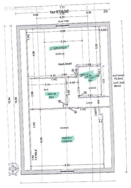 Plans 1er étage