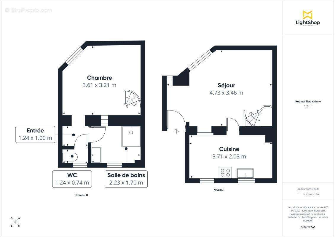 Appartement à PARIS-14E