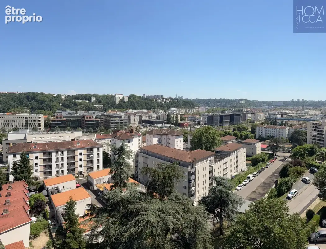 Gare de vaise vue panoramique appartement type 4 3 chambres cave parking - photo 2