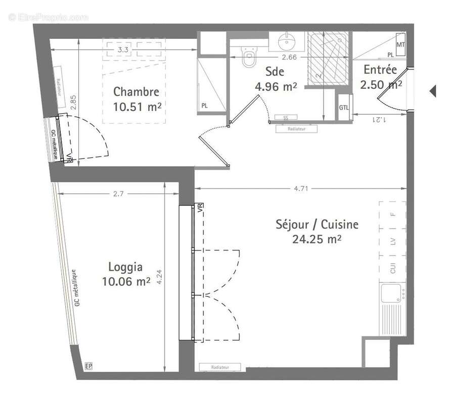 Appartement à BORDEAUX