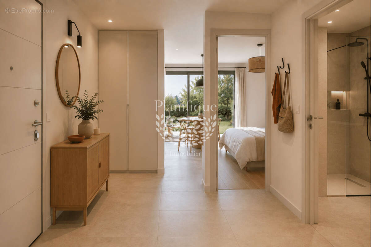 Yvoire — T2 en rez-de-jardin avec terrasse, jardin privatif de 40 m2 et garage - photo 10