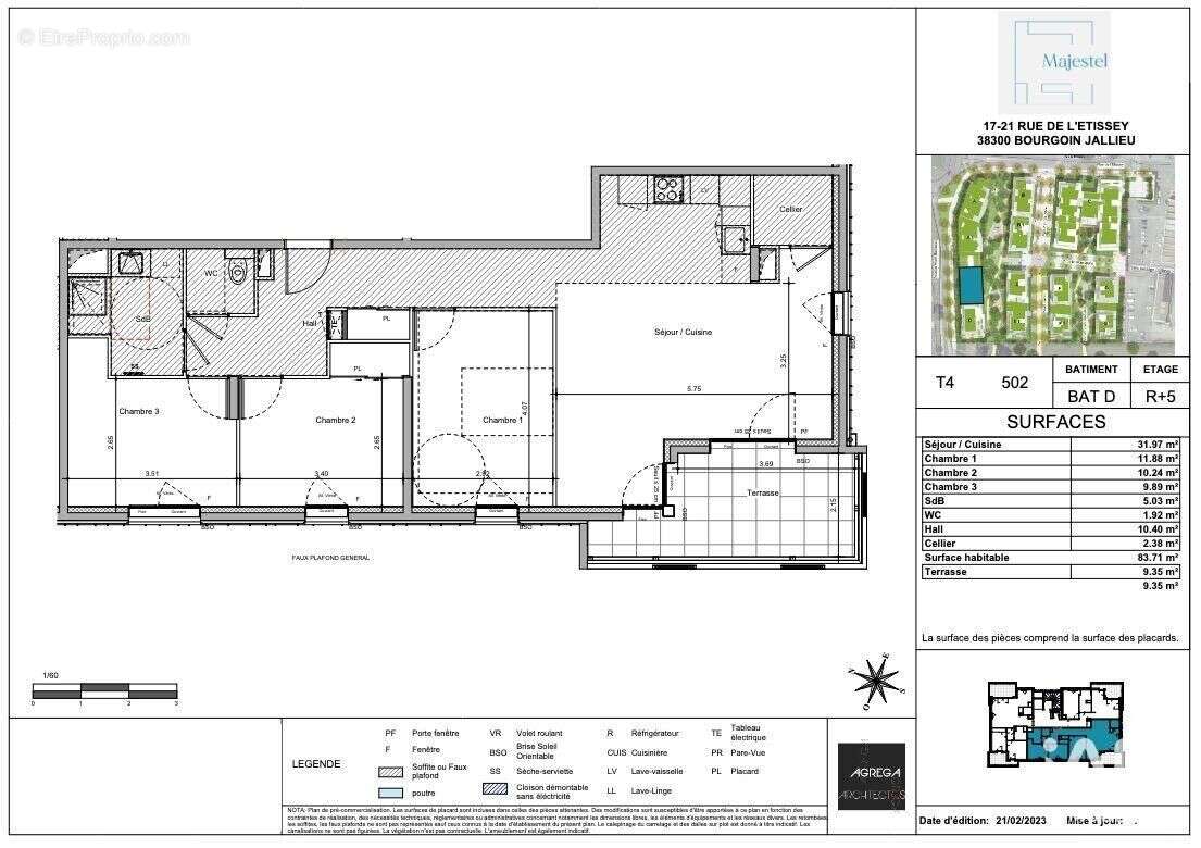 Appartement 84 m² à Bourgoin-Jallieu  - photo 6