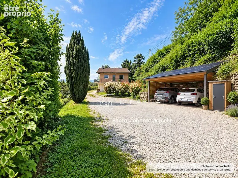 Maison ind 5 chambres terrain 1200 m2  - parking - garage possible - calme - vue panoramique montagne - photo 2