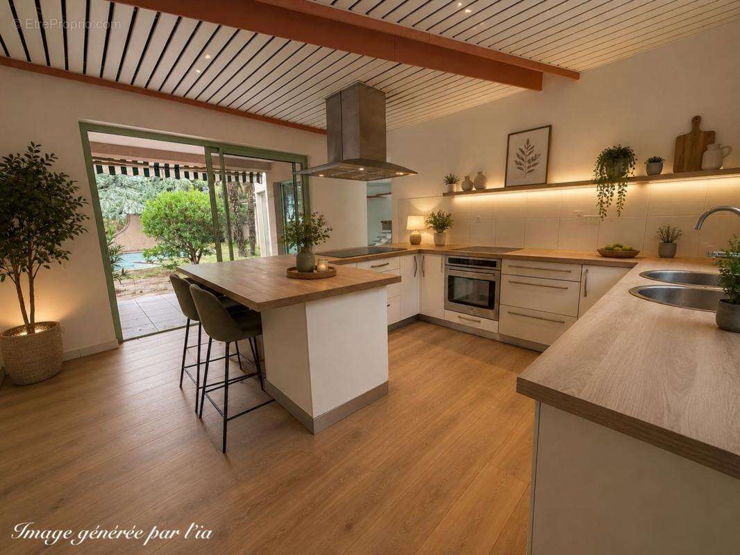 Maison d'architecte 190 m2 - 6 pieces - piscine - photo 8