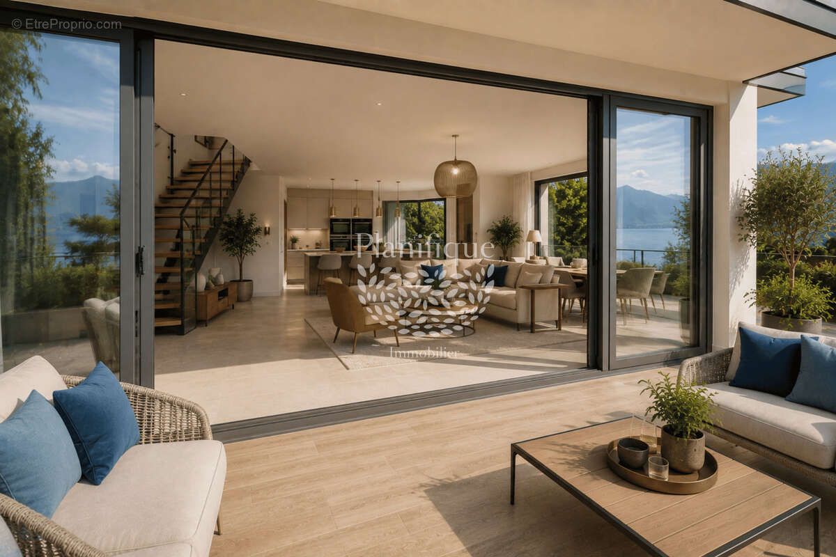 Yvoire — Duplex 4 pièces sur 2 niveaux avec terrasse, à 150 m du Lac Léman - photo 12