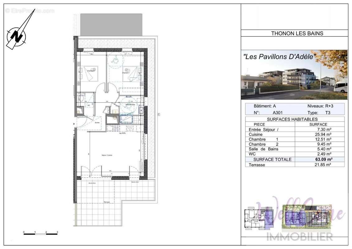 Appartement à THONON-LES-BAINS