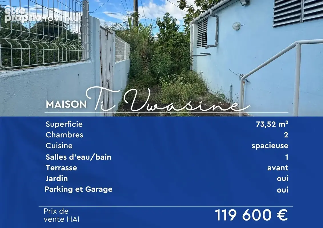 Maison Mitoyenne - T3 Basse-Terre, Petit Paris - photo 13