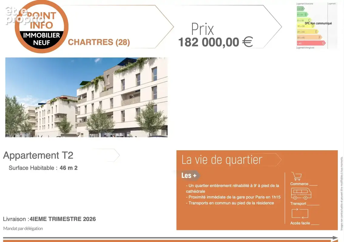 Bel appartement moderne à Chartres – 2 pièces, 45,5 m² - photo 10