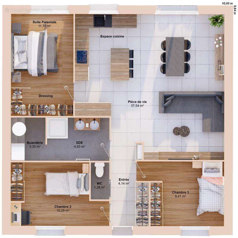 Maison 5 pièces 83 m2 - photo 4